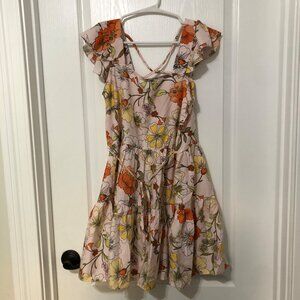 Lottie & Holly B.O.G Collective‎ Floral Summer Dress Size Small Vibrant & Chic